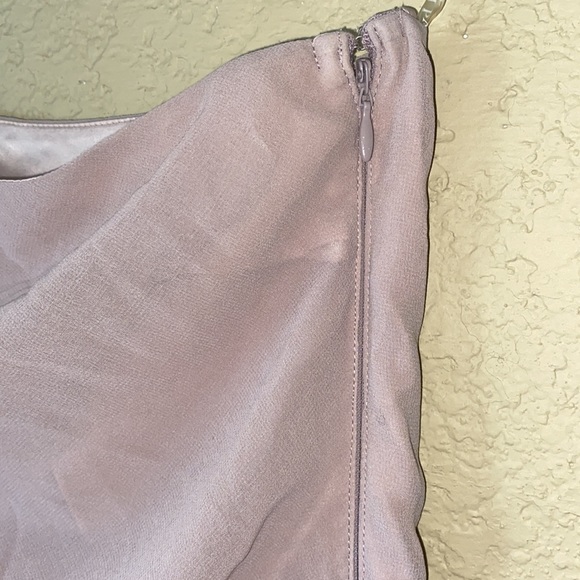 Lipsy London Muted Mauve One Shoulder Romper - Picture 4 of 7